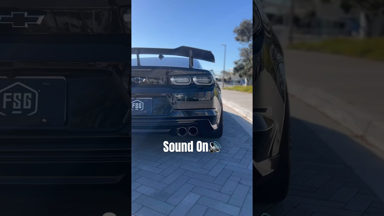 Idle of the 2023 Camaro ZL1 1LE😍 Volume UP! 