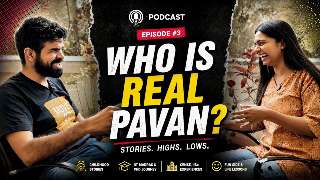 Who Is Real Pavan? | Prof. Pavan Nukala | Unfiltered Journey, IIT Madras & CeNSE | #iisc #podcast
