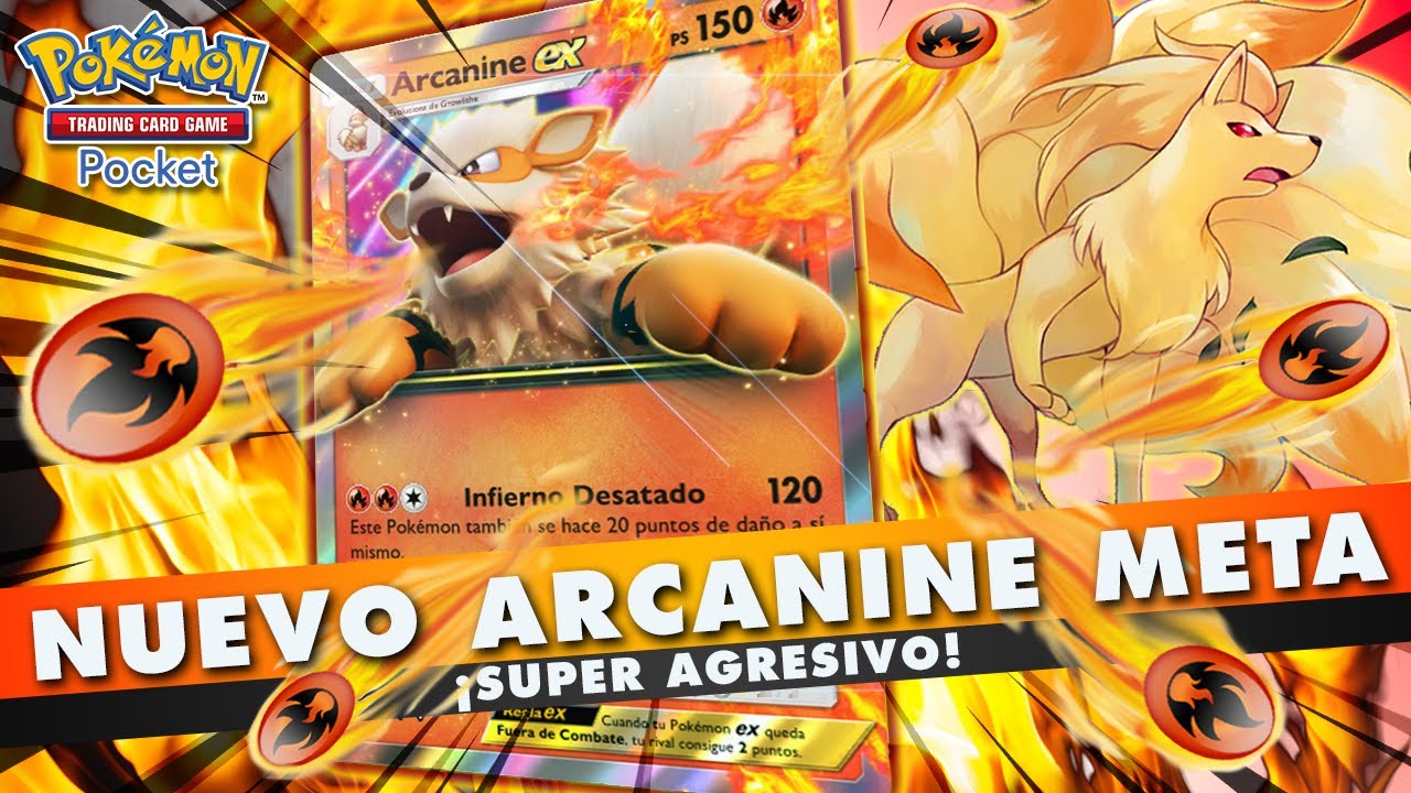 🔥ARCANINE ES UNA BESTIA - MAZO DEFINITIVO DE ARCANINE EX 🔥 POKÉMON TCG POCKET 🎴