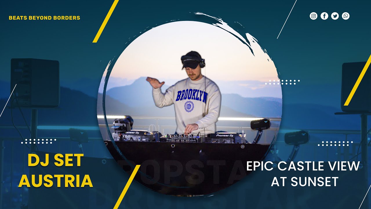 DJ Set - Epic Castle View At Sunset
