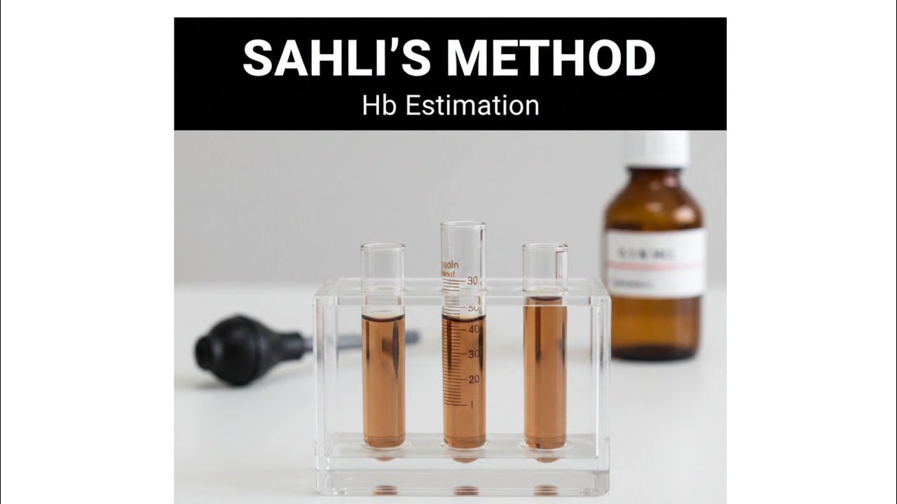 Estimation of haemoglobin|| sahlis method 