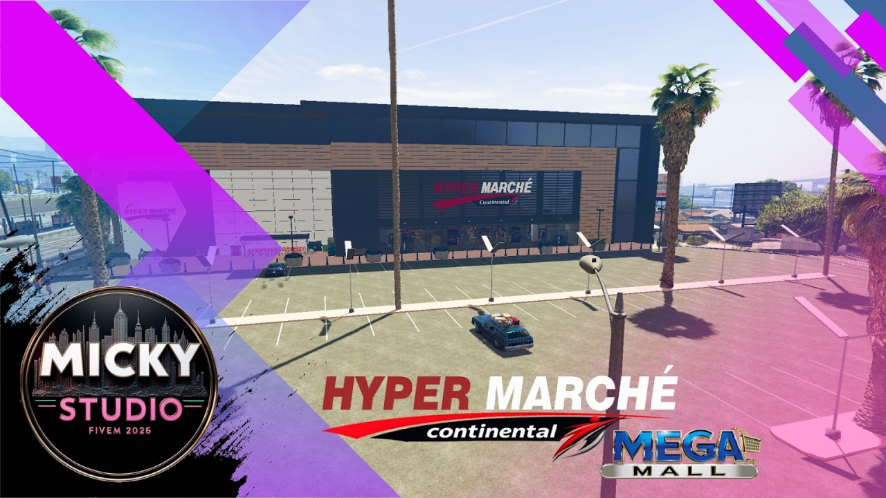 [FIVEM MLO] Hyper Marché Continental [MAPPING GTA5] Mega Mall