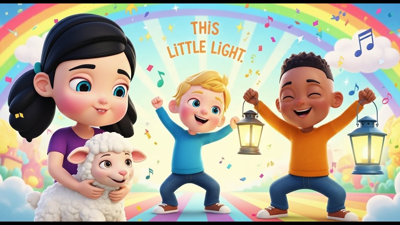 Mary Had a Little Lamb + This Little Light | Super Fun Kids Songs Compilation 🎶 | HymnHeroes