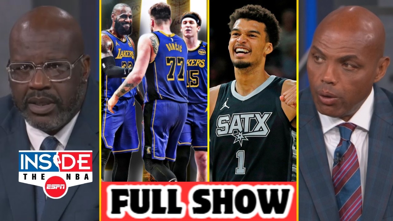 FULL INSIDE THE NBA | Shaq & Chuck on Luka & Lebron lead Lakers to beat Nuggets in OT; Wemby is MVP