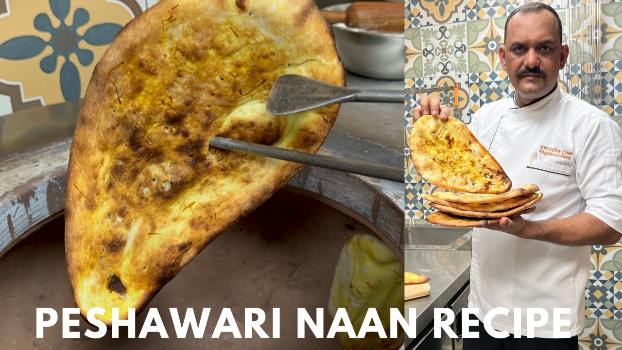 Peshawari Naan Recipe | पेशावरी नान रेसिपी | Naan Stuffed With Dry Fruit | Naan Recipe | Sweet Naan