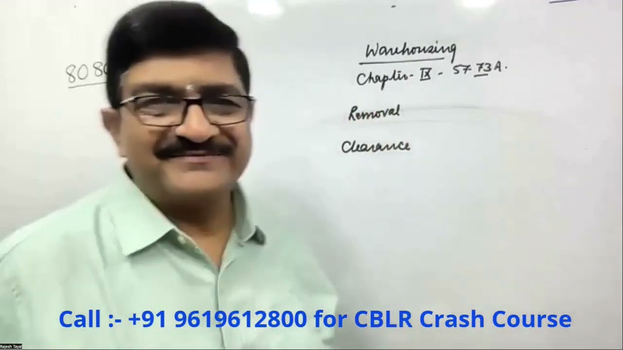 The Customs Act 1962 I Lecture 39 I Sections 59 to 61