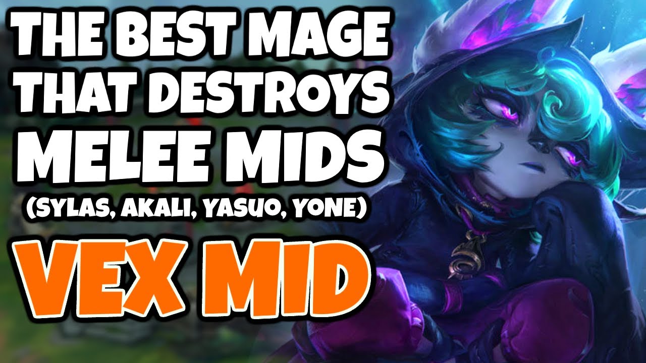 Hate Melee Mids like Sylas, Akali, Yone, & Yasuo? Pick Vex and auto-win | 13.1 | League of Legends