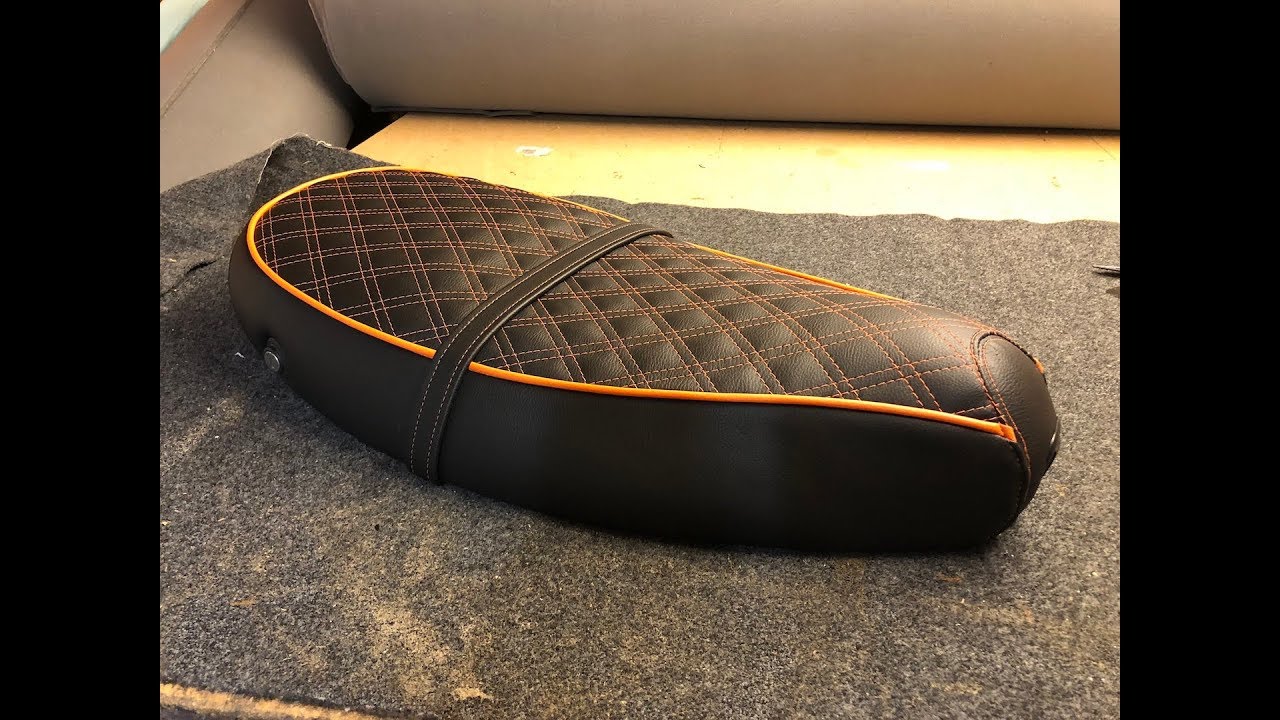 How to cover  motorcycle seat.