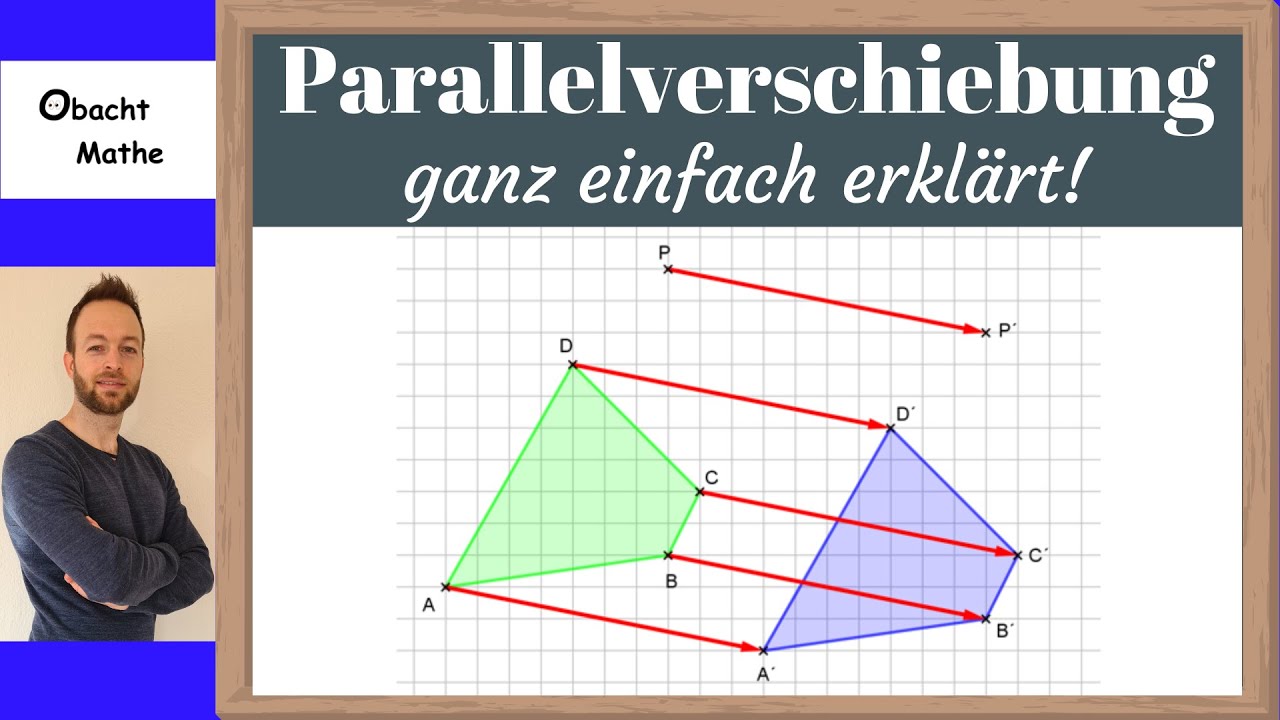 Parallelverschiebung | ganz einfach erklärt mit Beispielen | ObachtMathe