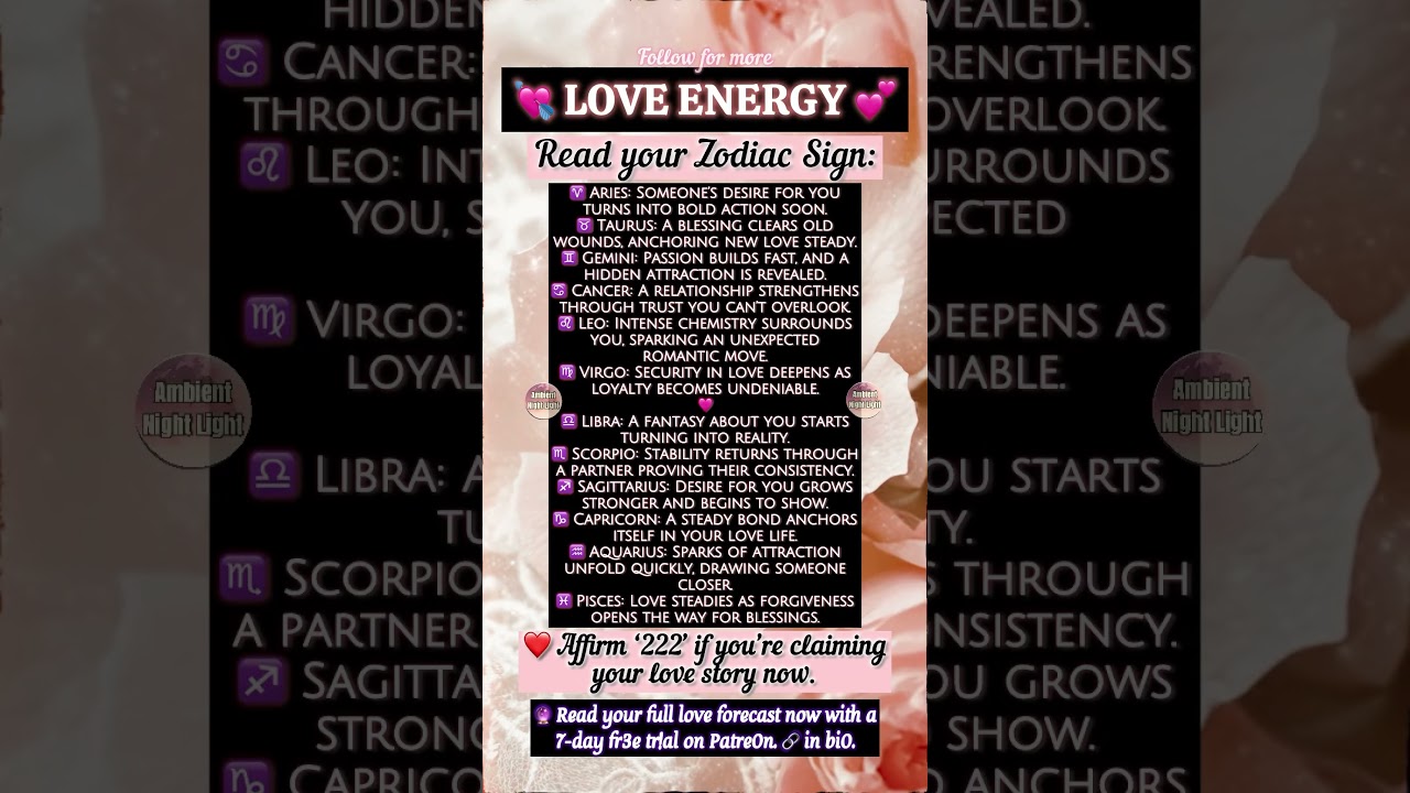 💘 LOVE ENERGY UPDATE: What&rsquo;s about to shift for your sign? 💕