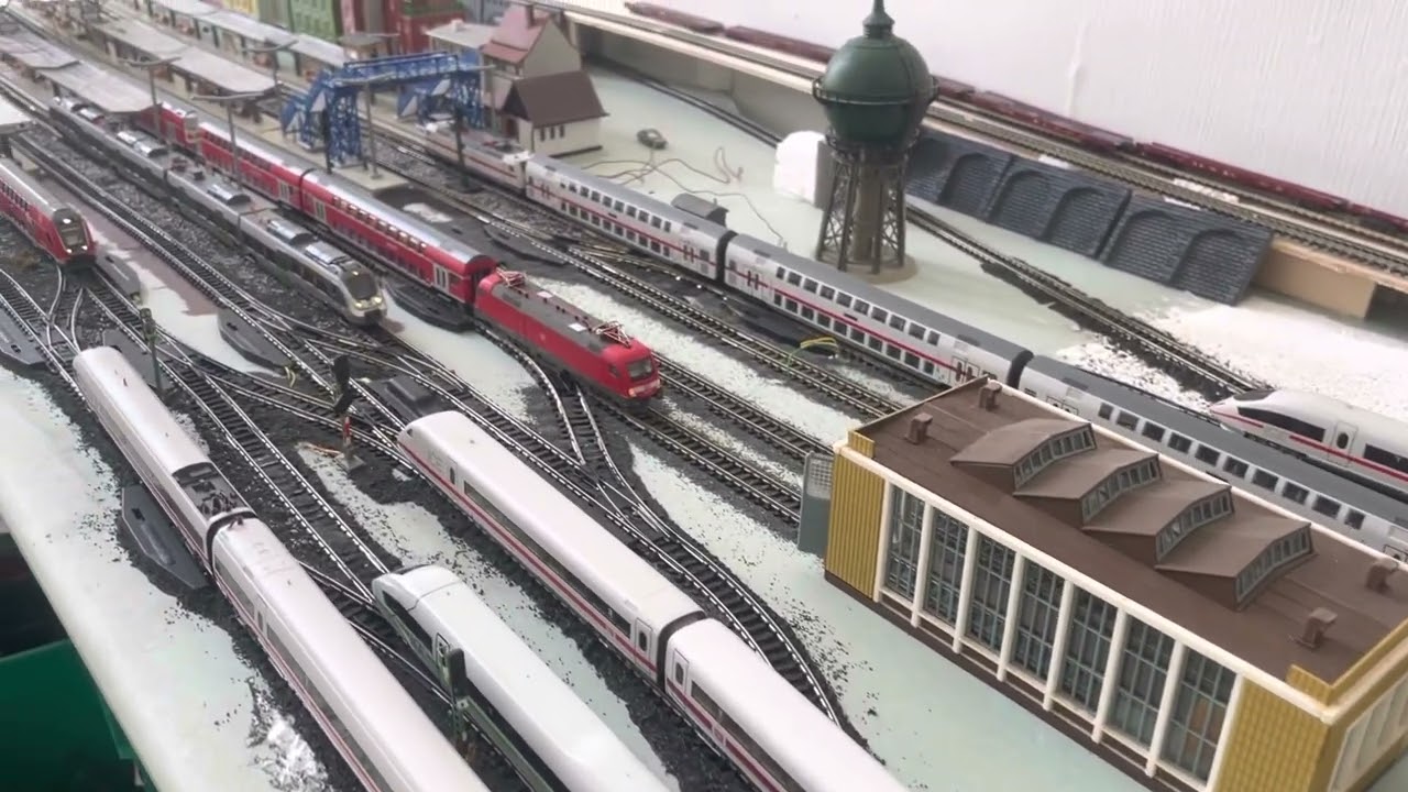 Meine Modellbahn - Spur N 1:160 - ICE 1/2, ICE 3, ICE 4, ICE T und IC DoSto‘s uvm…