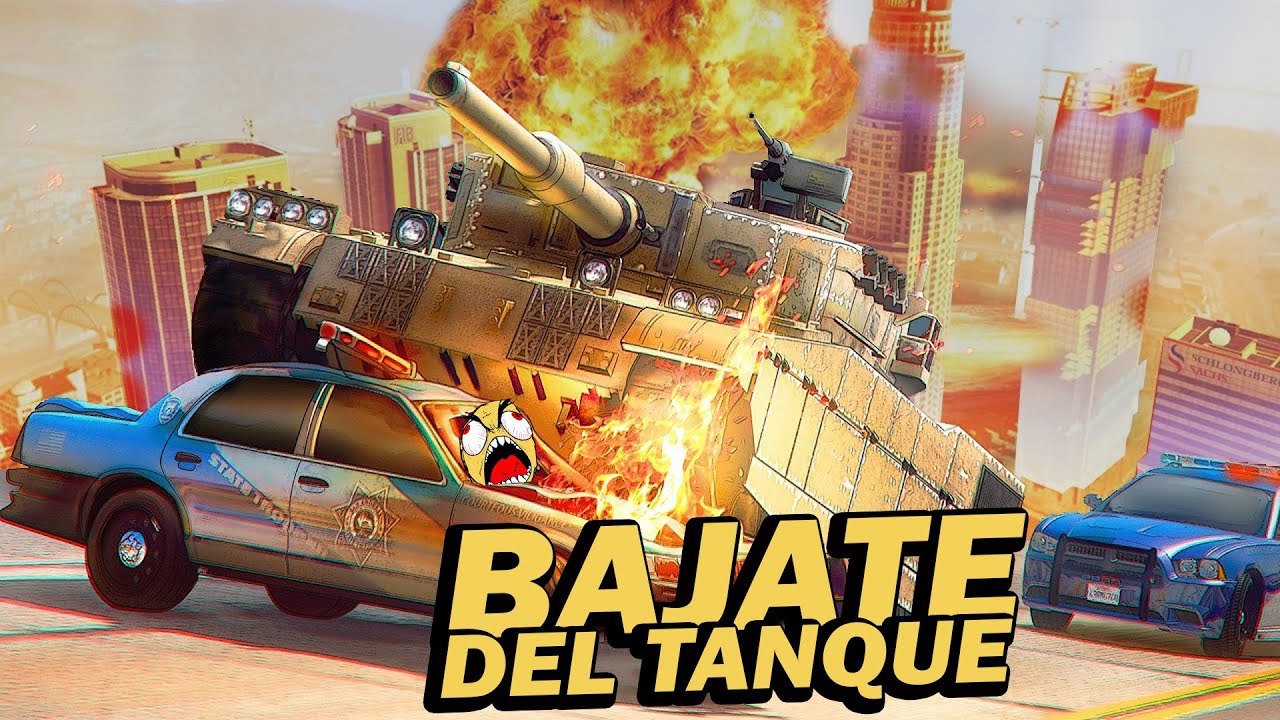 Me ENCUENTRO un TANQUE y DESTRUYO la ciudad - GTA Rp