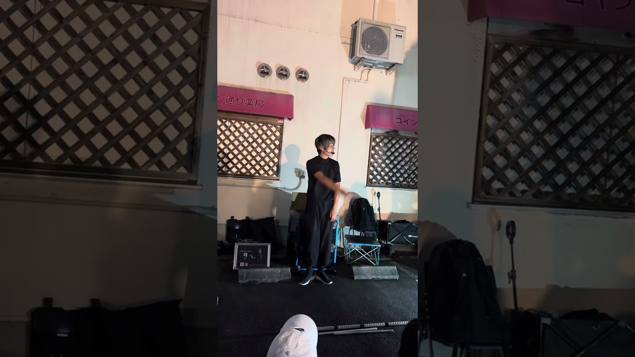 パフォーマー穹（そら）さん　コイン通り秋夜市