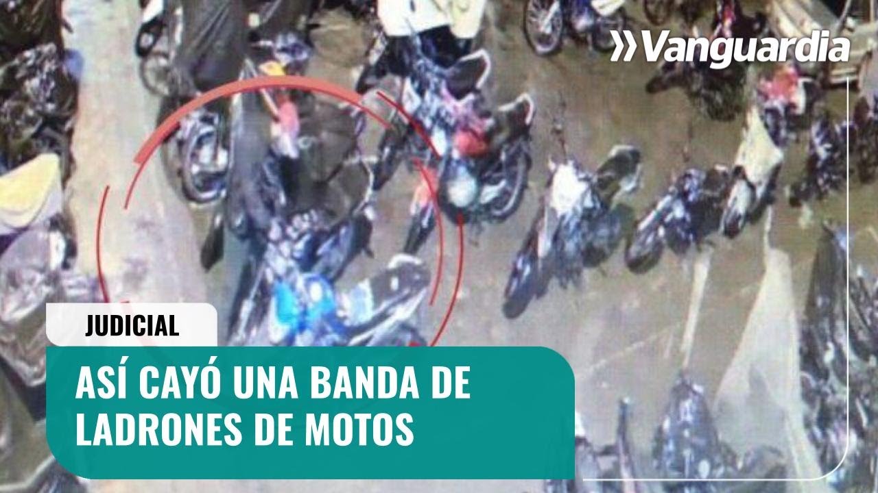 Así cayeron ‘Los Compinches’, responsables de robarse más de 50 motos en Bucaramanga
