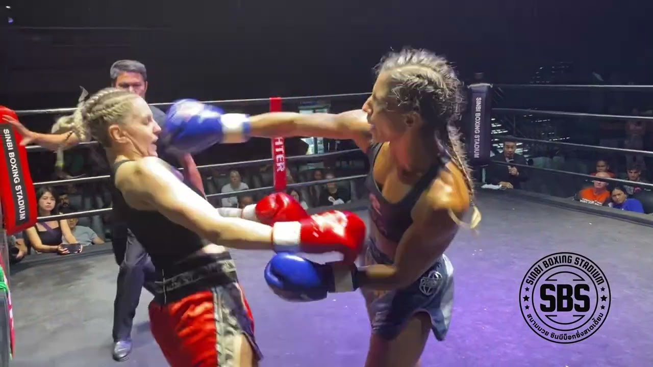 Judy Sinbi Muay Thai 🏴󠁧󠁢󠁳󠁣󠁴󠁿v  Barbara Phuket Fight Club 🇧🇷