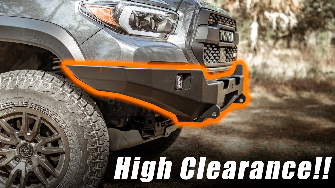 NEW TACOMA BUMPER!! Backwoods Adventure Mods Hi-Lite Tacoma Bumper Install |  Aluminum Tacoma Bumper