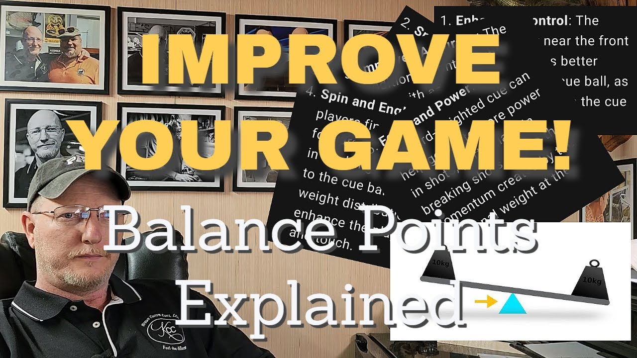 Pool Cue Balance Points - Become A Better Player Instantly!