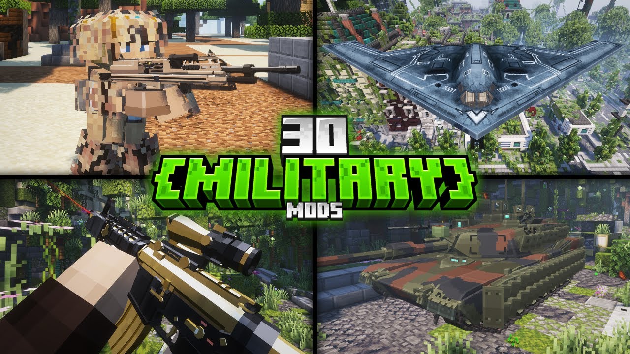 30 лучших военных модов Minecraft (2025)