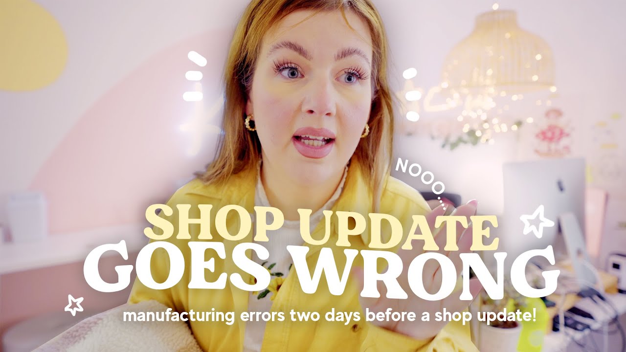 this is not what I had planned for my small business ✿ SMALL BUSINESS DIARIES
