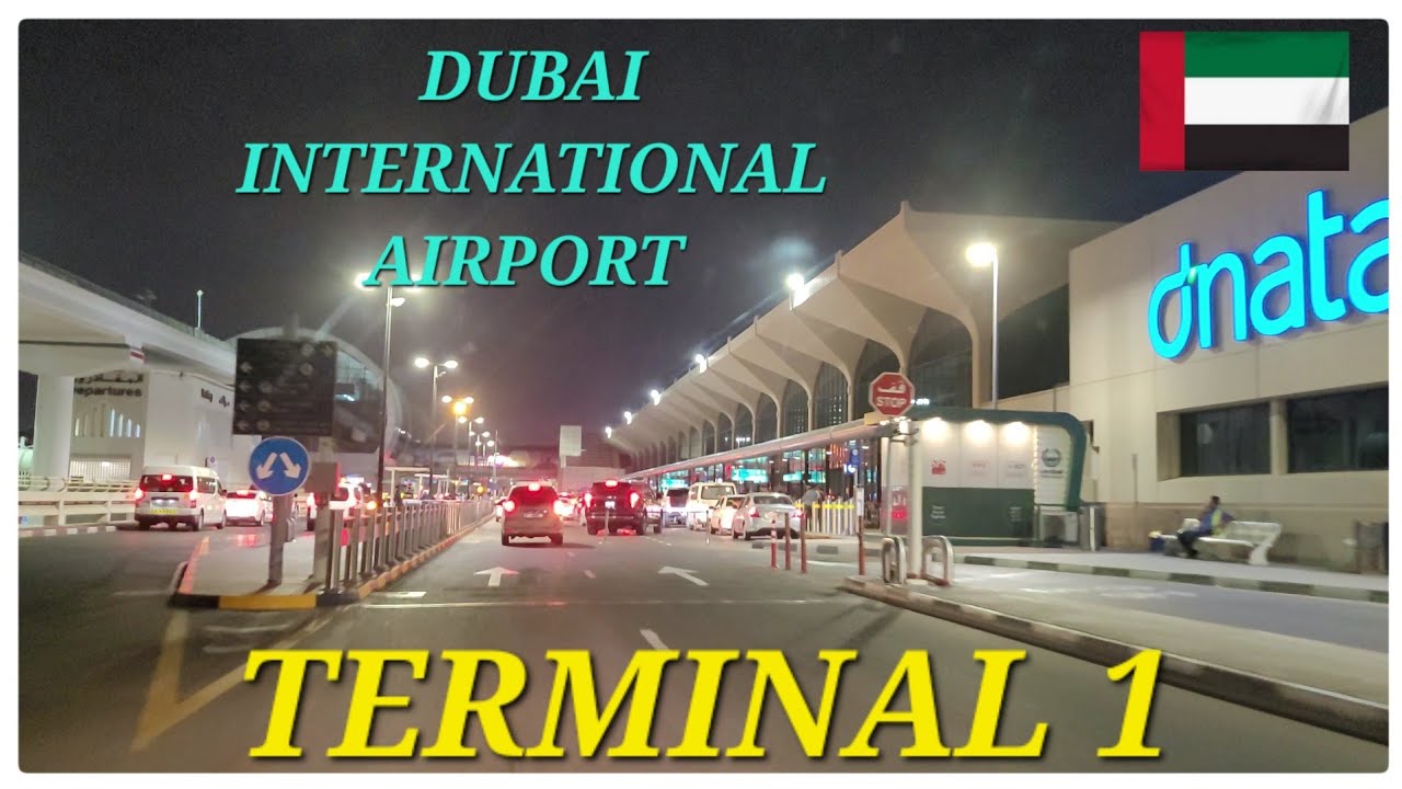 DUBAI INTERNATIONAL AIRPORT TERMINAL 1 NIGHT DRIVE  23 August 2023(@irfanasghar9999