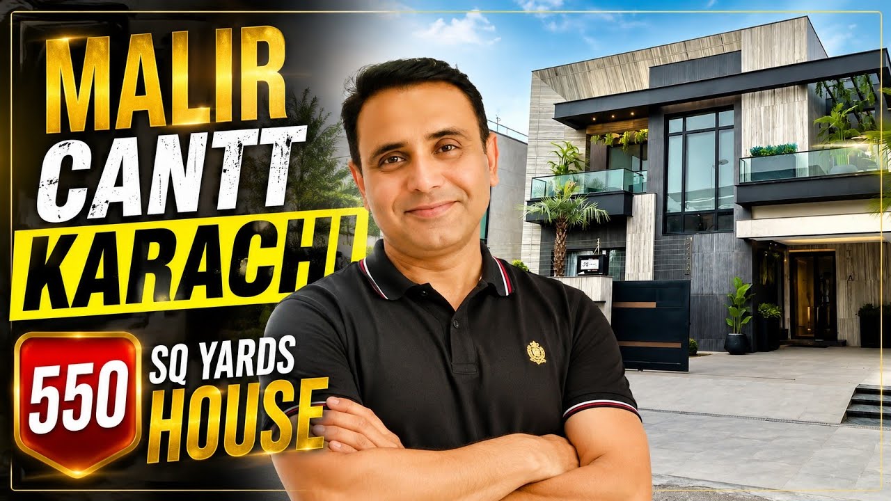 Malir Cantt Karachi 500 Sq Yards Luxury Corner House Tour | Prime Location with Extra Land!
