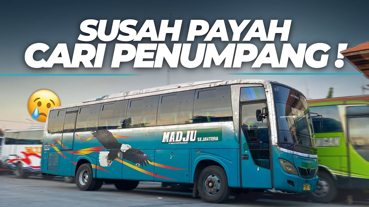 NASIB BUS SETORAN SEMAKIN KURANG DIMINATI PENUMPANG⁉️😢Trip Naik Bumel Madju Sejahtera Ex Garuda Mas
