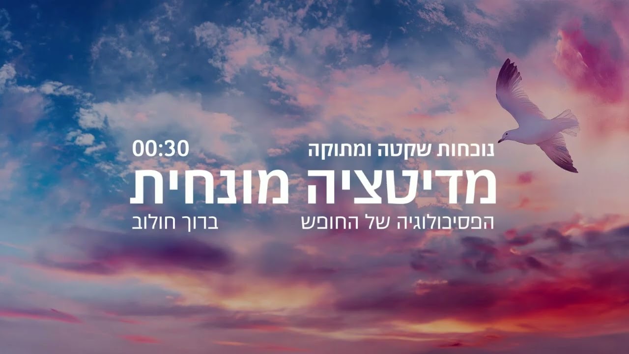מדיטציה מונחית - נוכחות שקטה ומתוקה