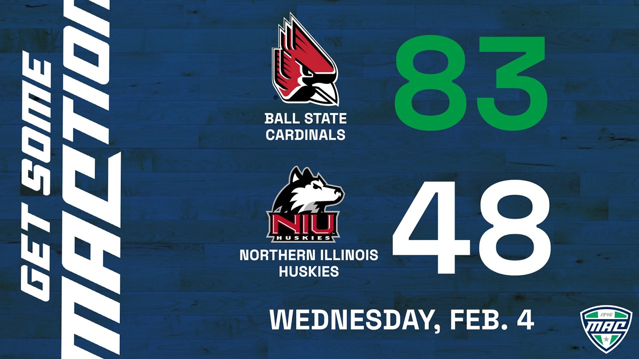 WBB Condensed Game: Ball State 83, Northern Illinois 48