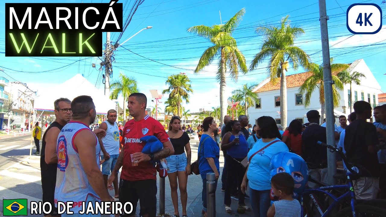🇧🇷 MARICÁ Downtown (CENTRO) | Rio de Janeiro, Brazil【 4K 】