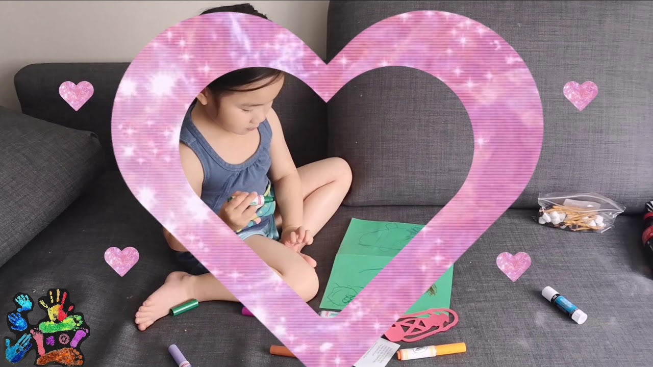 Let's make a card for daddy by Greenhouse Studio 制作父亲节卡 [温室姐妹花]