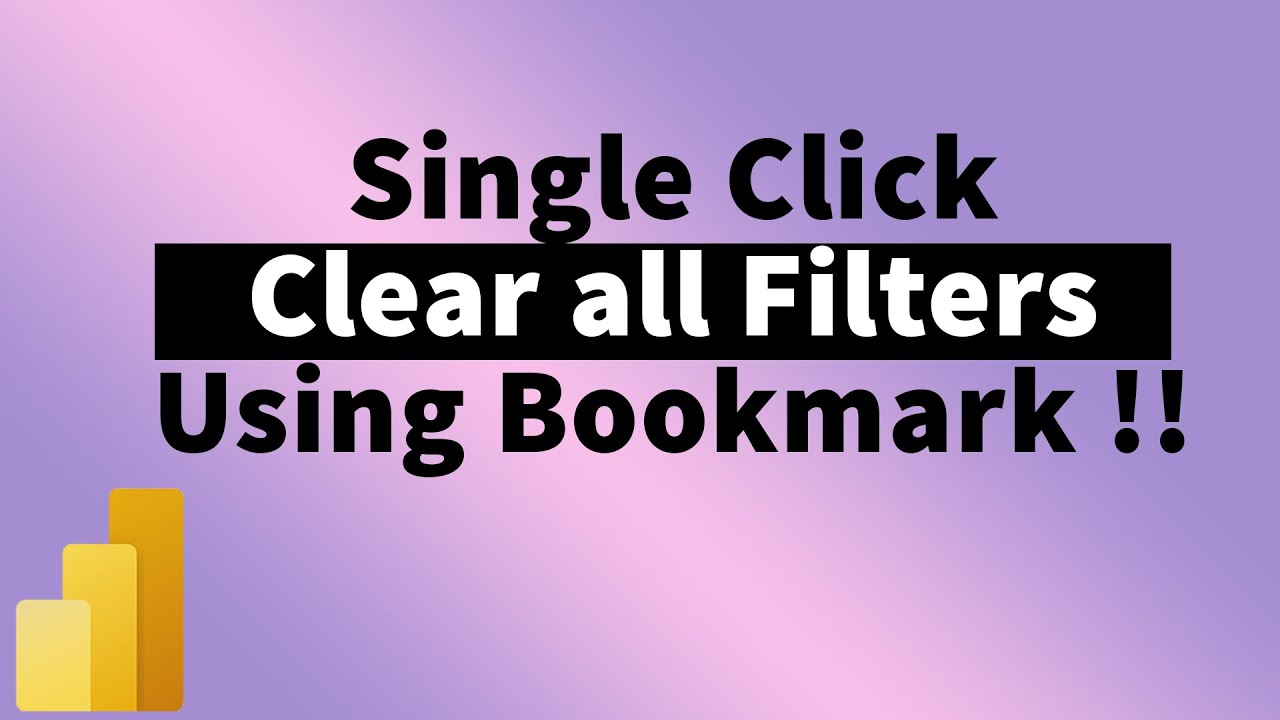 Clear all Filters with one Single click in PowerBI | MiTutorials