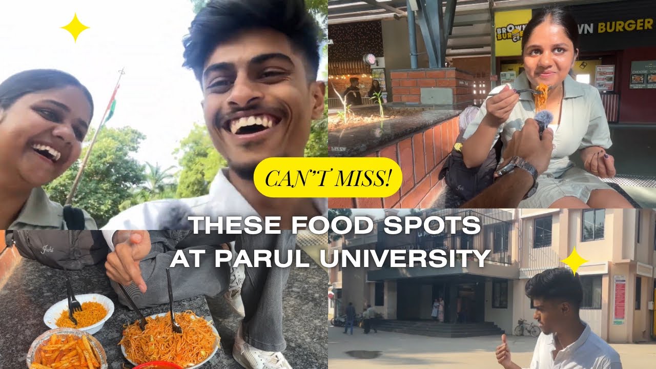 Exploring Parul University&rsquo;s Food Court 🍔 | Best Student Food Spots!