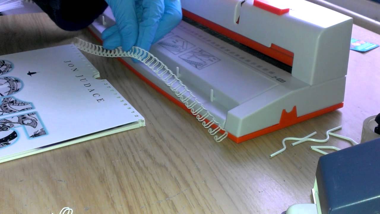 Detailed Calendar Wire Binding tutorial