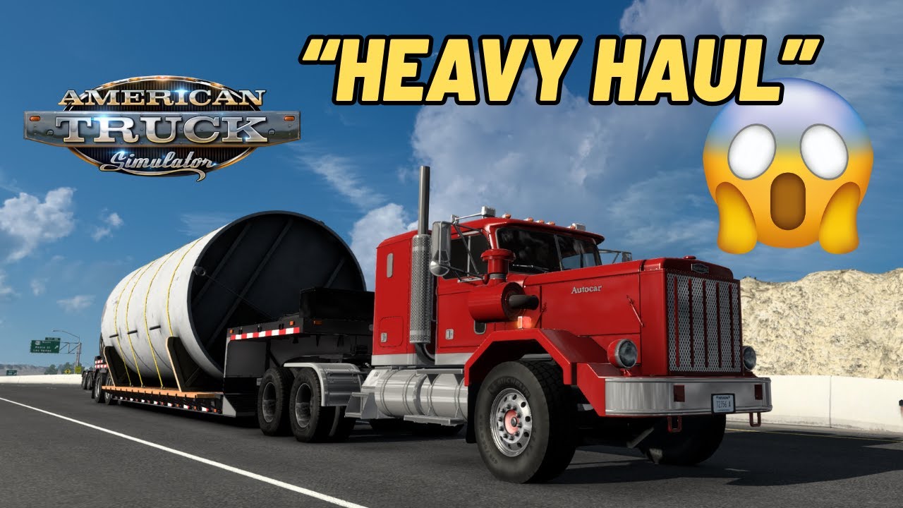 “BEAST MODE! Hauling a HEAVY Load with the Autocar DC64 💪🚛  American Truck Simulator”