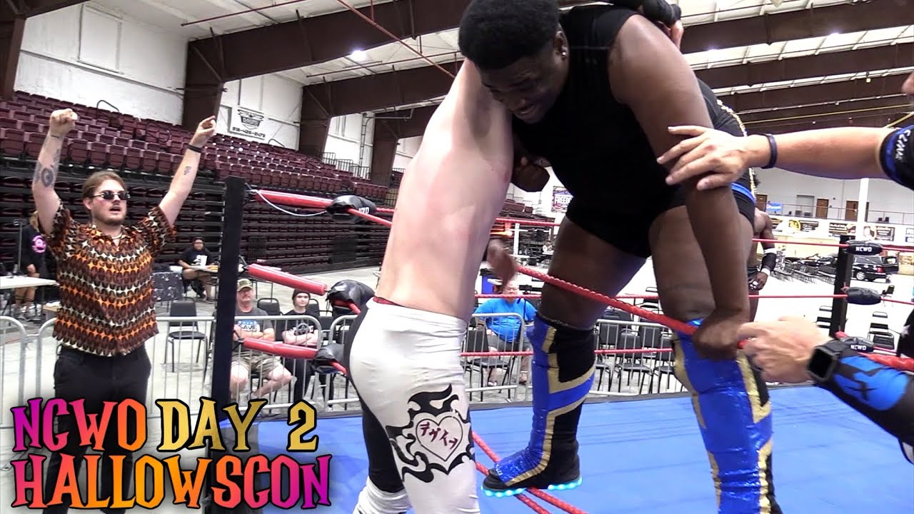 CODA Brand w/Cam The CODA vs. Tino Valentino/Dominik WhiteHeart - Tag Match: NCWO HallowsCon Day Two