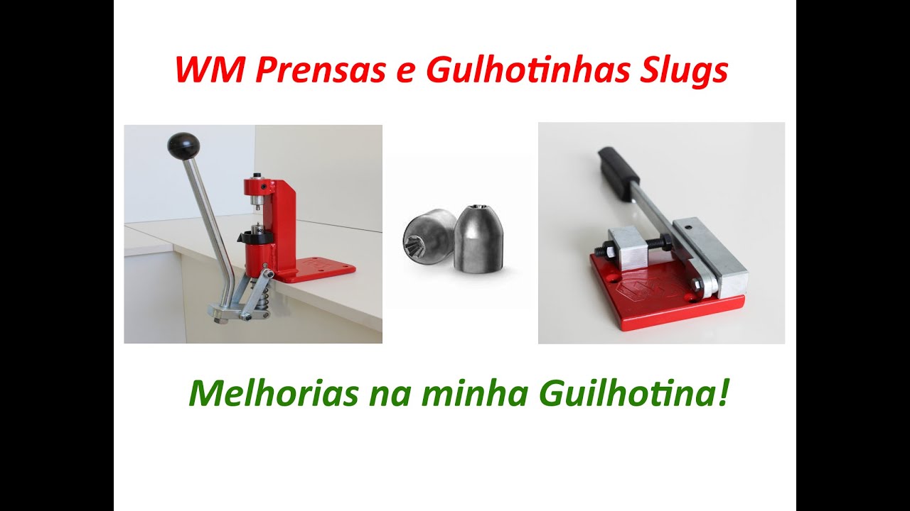 WM Prensa e guilhotina  melhorias