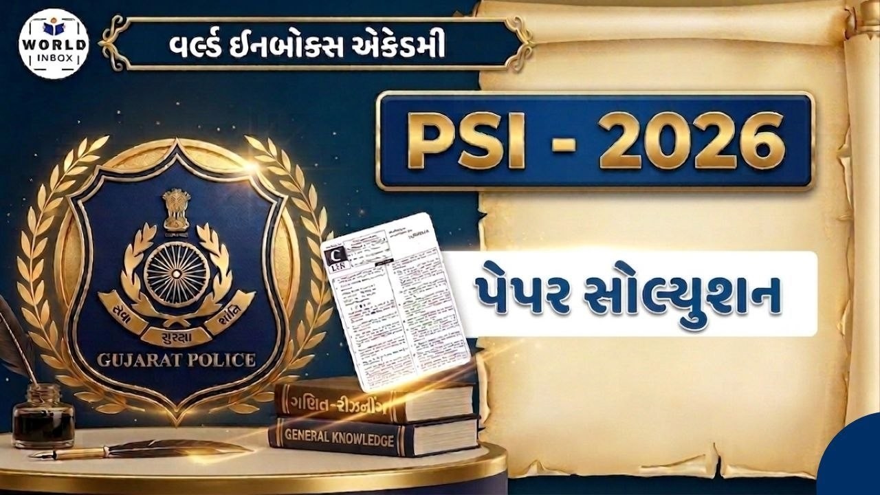 PSI 2026 Paper - 01 Full Solution | By World Inbox Academy