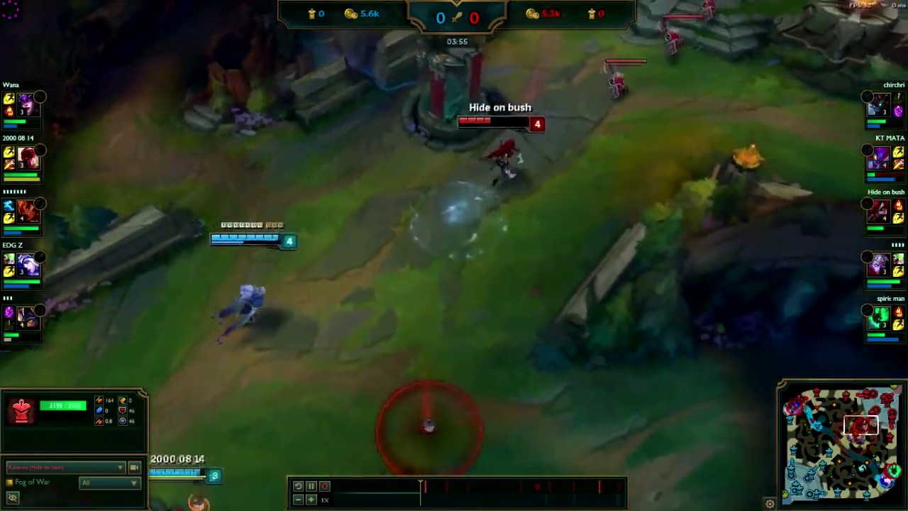 Faker (Katarina) 1v2 Outplay
