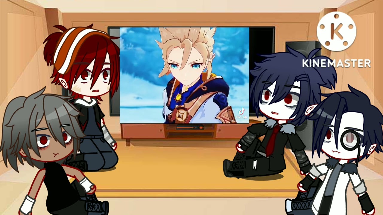 Dark fall react to Leon as Albedo (1/1)