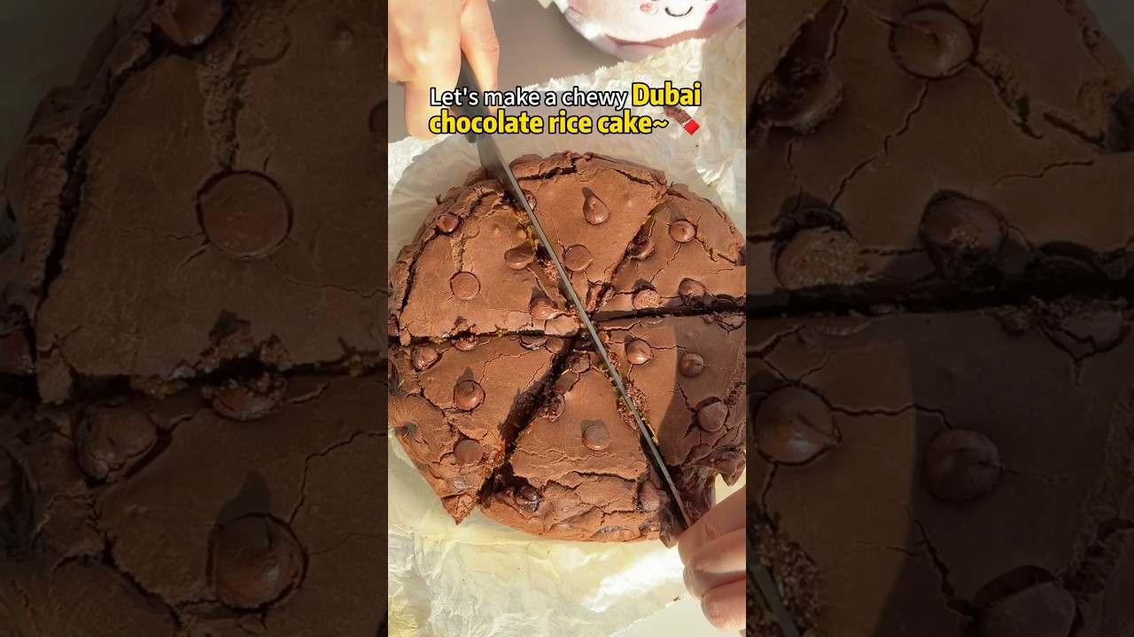 Dubai chocolate rice cake 🍫😋