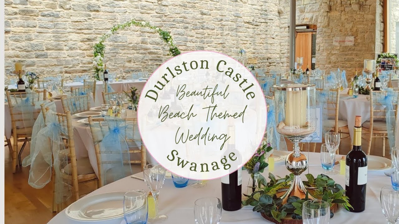 Beautiful Beach Themed Wedding at Durlston Castle, Dorset