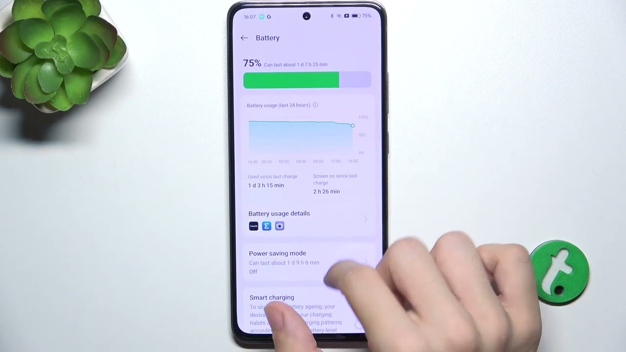 Oppo Reno 12 F - How to Set a Charging Limit - Protect Your Battery Health
