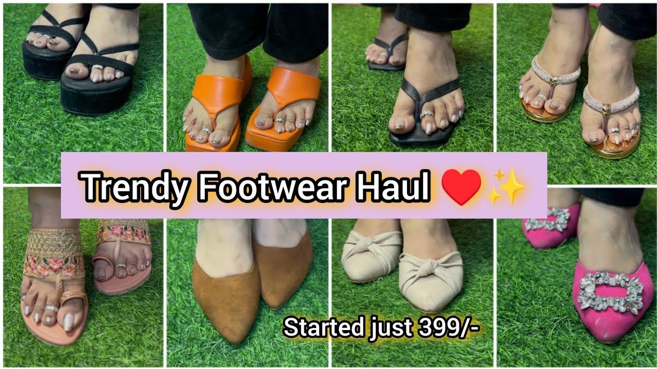 ✨Trendy Heels Haul 💕Review || Beautiful footwear 💕Haul started Just 500/-🙀#review #viral #footwear