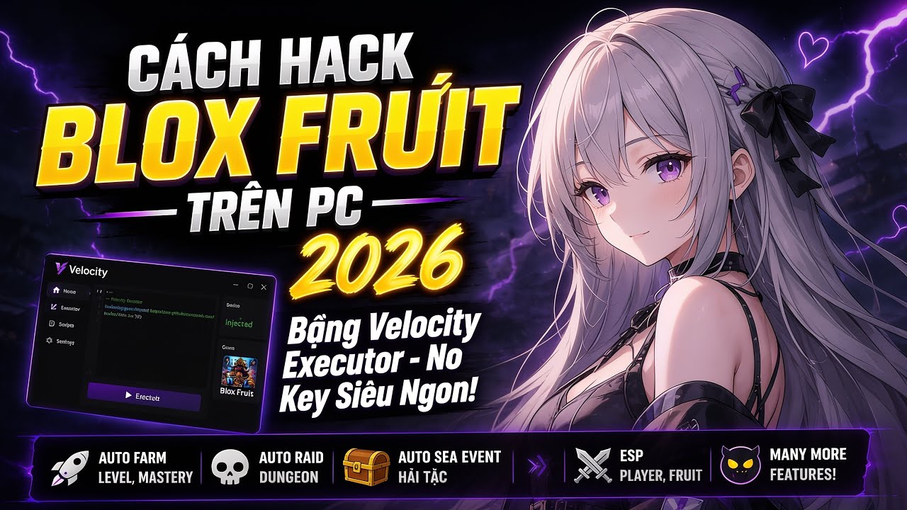 How to Hack Blox Fruit on PC Using Velocity Executor - No Key, So Good!