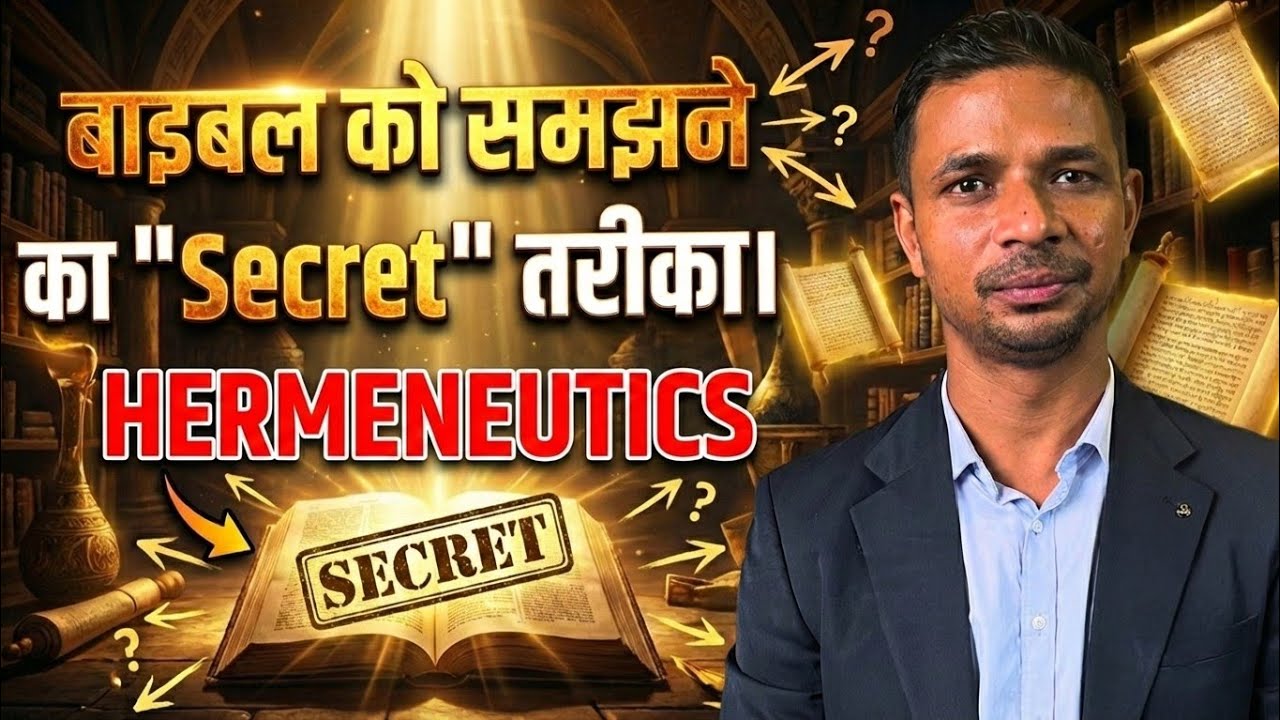 बाइबल की आयतों का सही अर्थ कैसे समझें? | Dr. Vijai Singh Tagore | Hermenutics | Bible कैसे पढ़े?