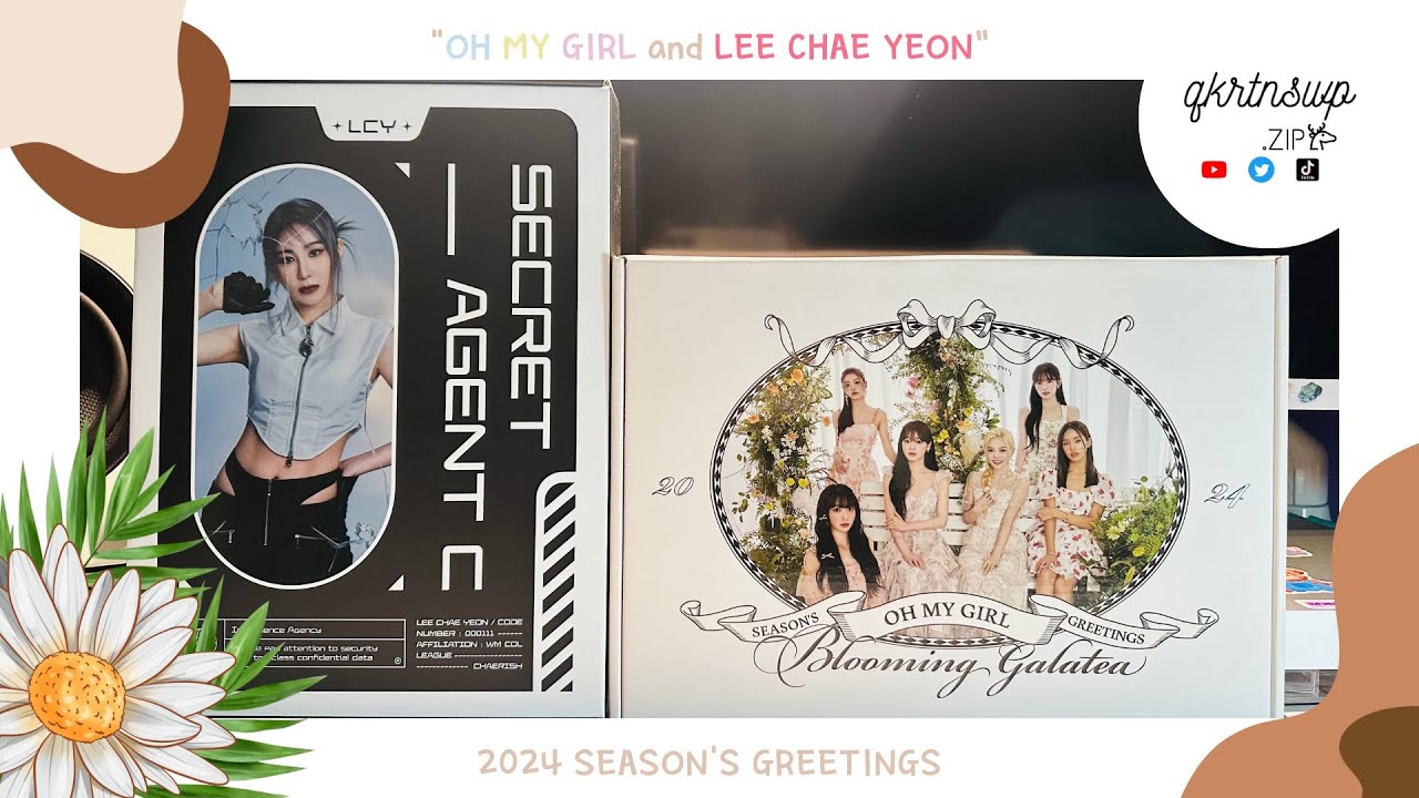 (UNBOXING)오마이걸(OH MY GIRL) x LEE CHAE YEON(이채연)_2024 SEASON'S GREETINGS 💐🪪