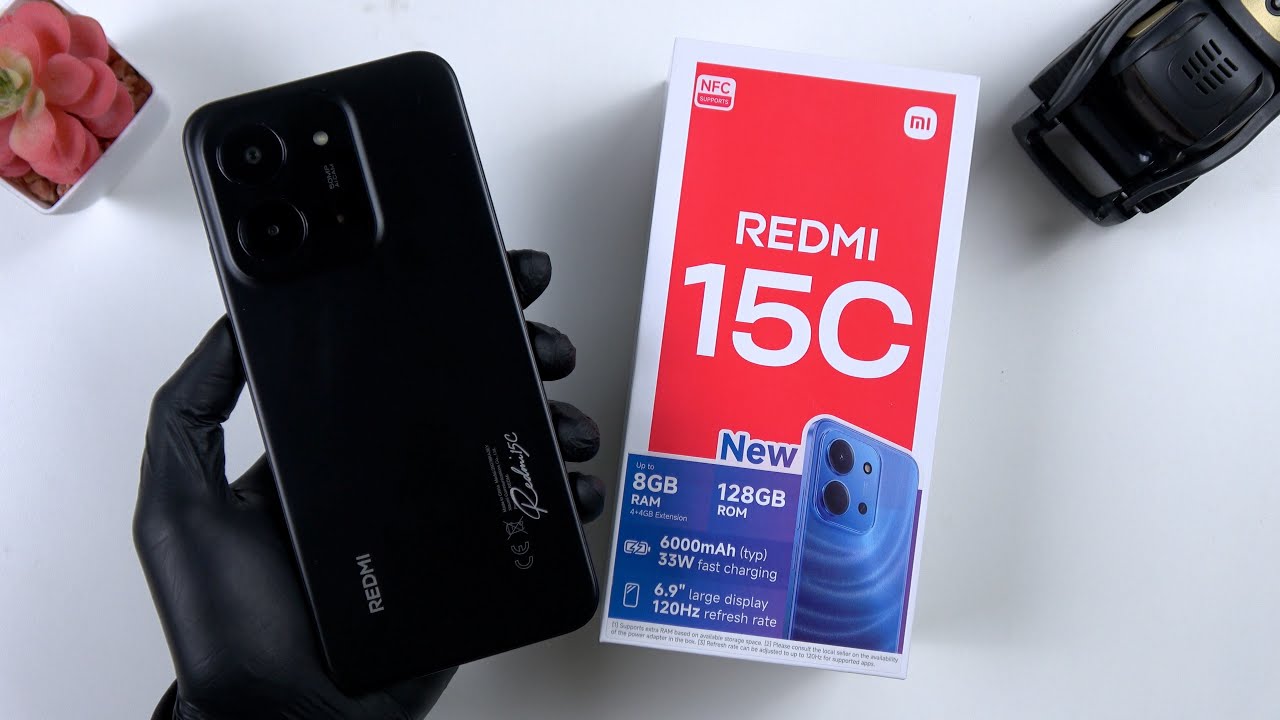 Распаковка Xiaomi Redmi 15C | Обзор, Antutu, дизайн, распаковка, тест камеры
