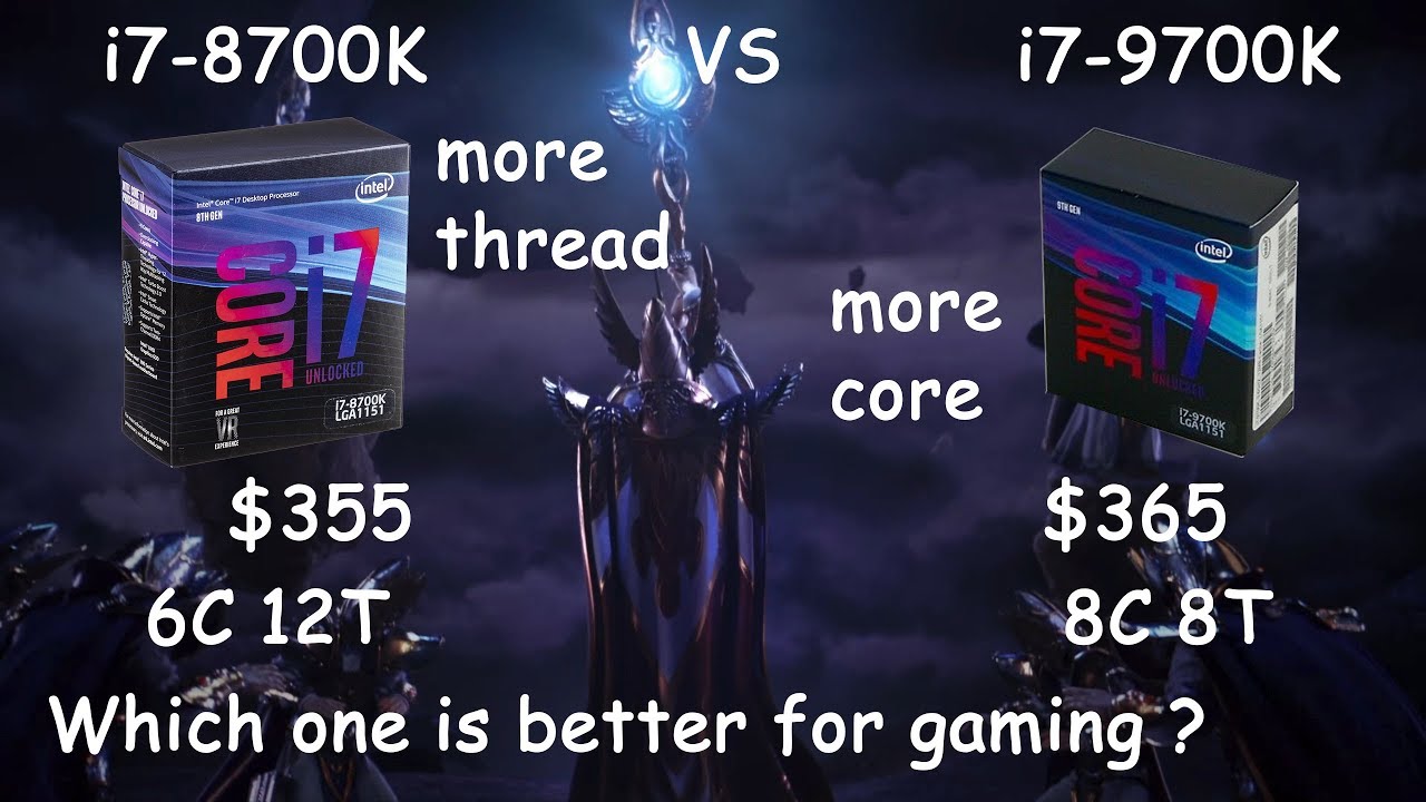 i7 9700K vs i7 8700K tested in 10 games