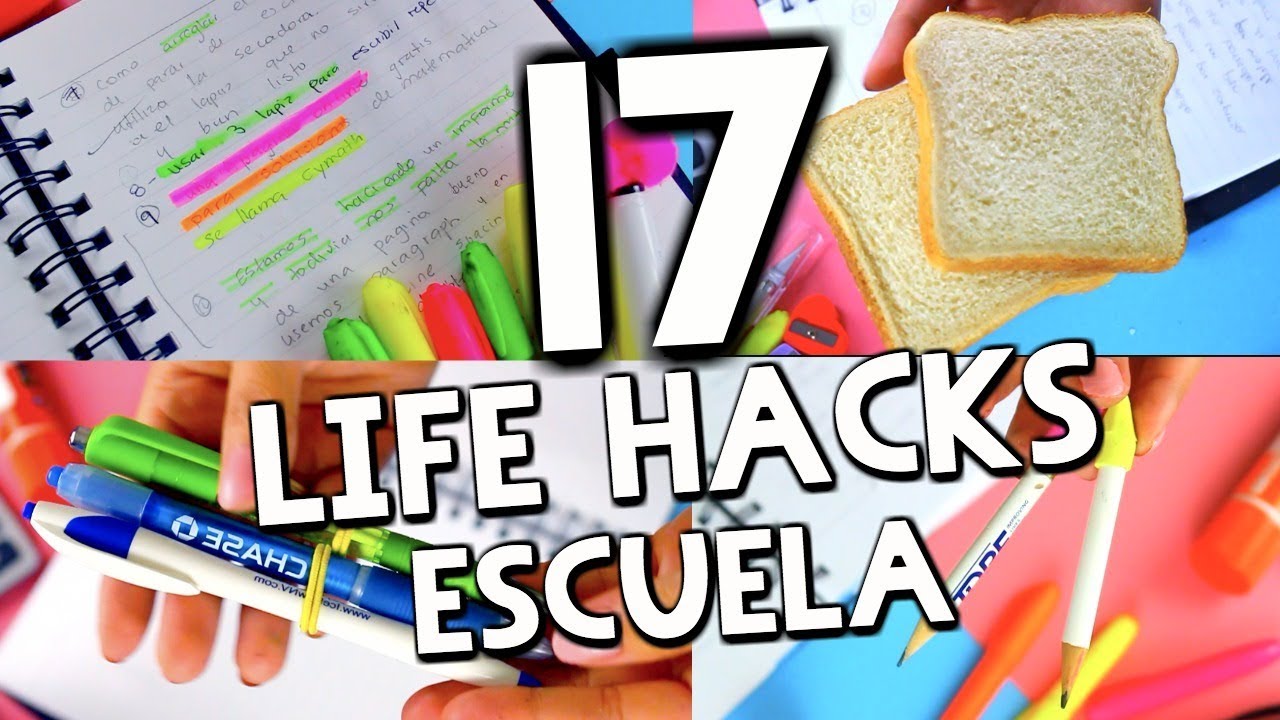 17 TRUCOS PARA LA ESCUELA QUE TIENES QUE SABER 🙋