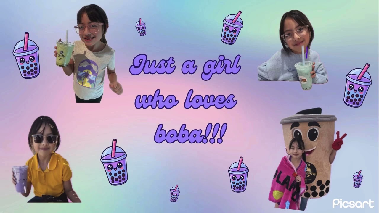 Boba party wallpaper 